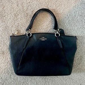 Black coach purse